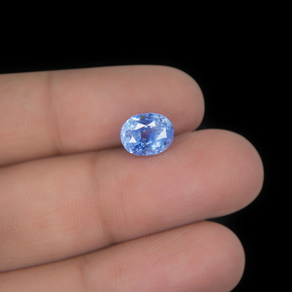 Blue Sapphire (Neelam) Sri Lanka- 3.87 Carat (4.25 Ratti)