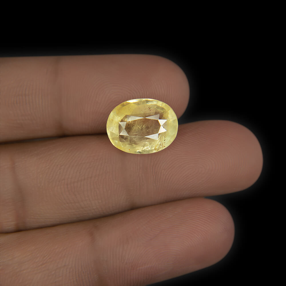 Yellow Sapphire (Pukhraj) Sri Lanka - 8.63 Carat (9.50 Ratti)