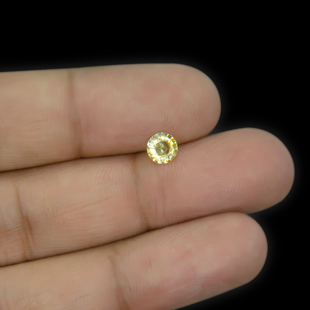 Yellow Sapphire (Pukhraj) Ceylon  - 0.78 Carat