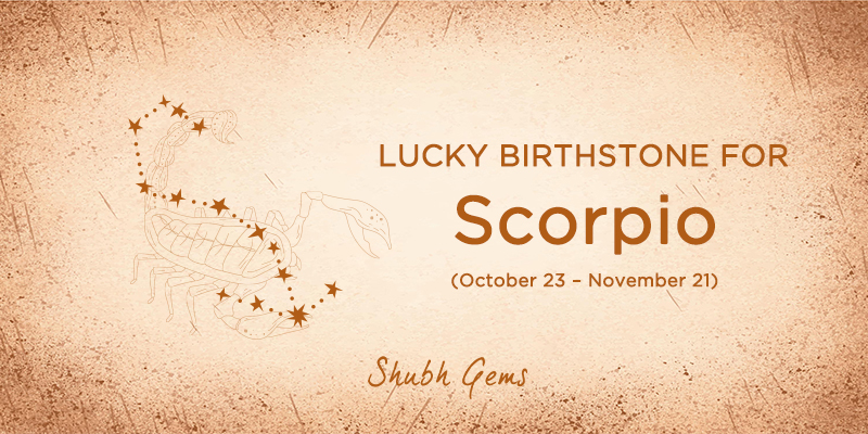 November birthstone scorpio on sale