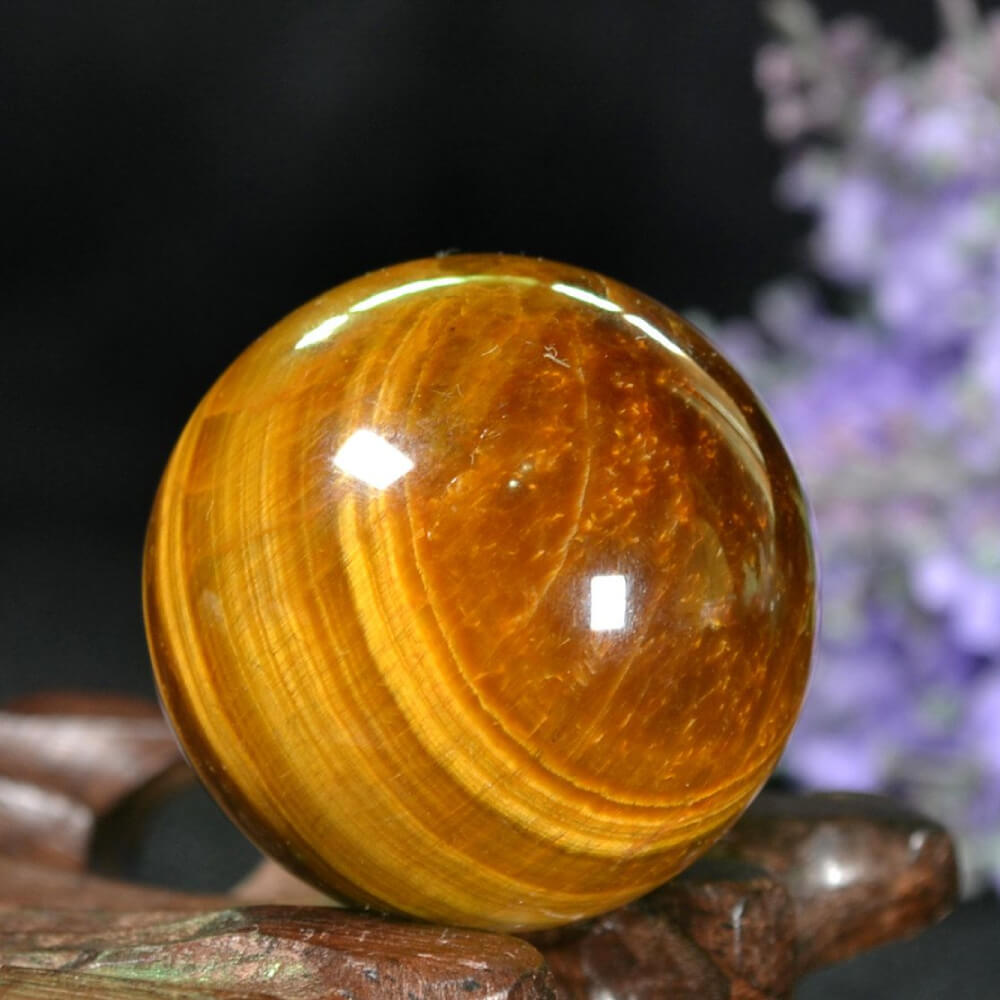 Tiger Eye Crystal Ball