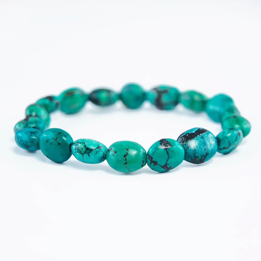 Natural Turquoise Stone Anklet | Classy Women Collection