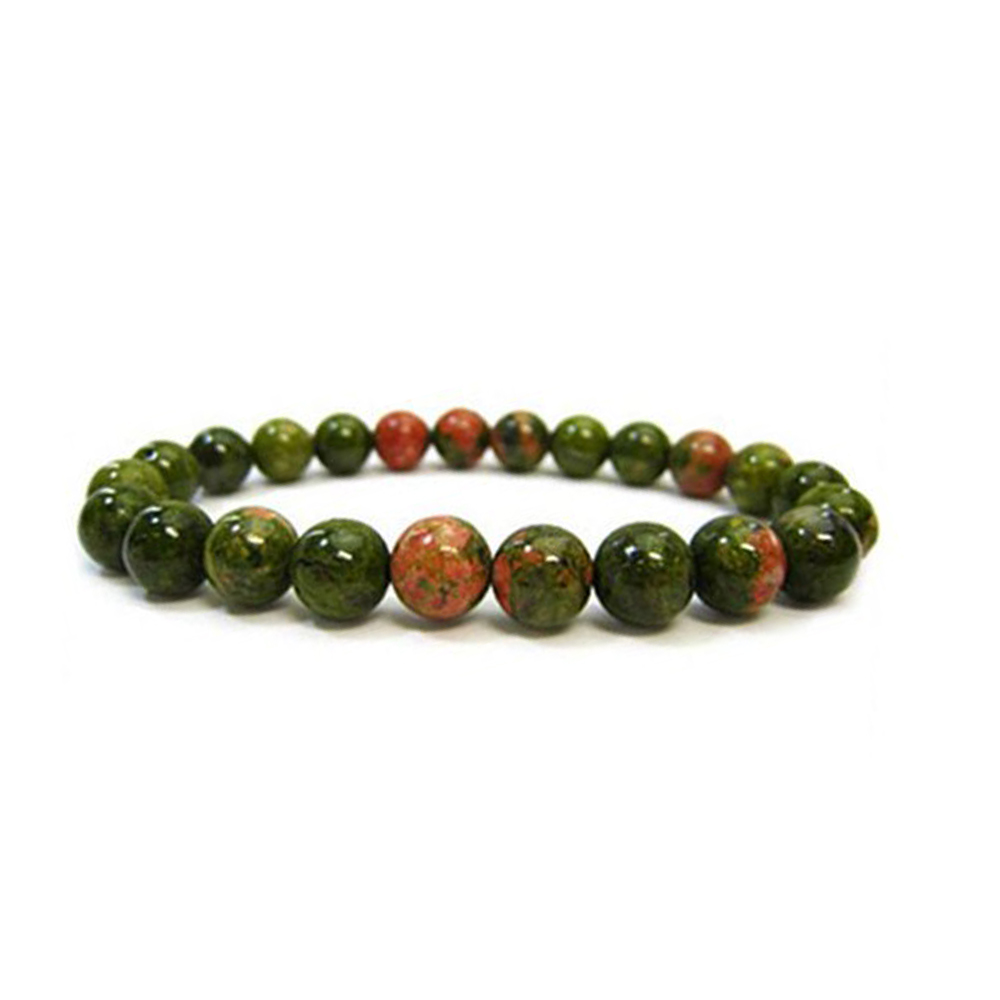 Unakite Tumbled Bracelet